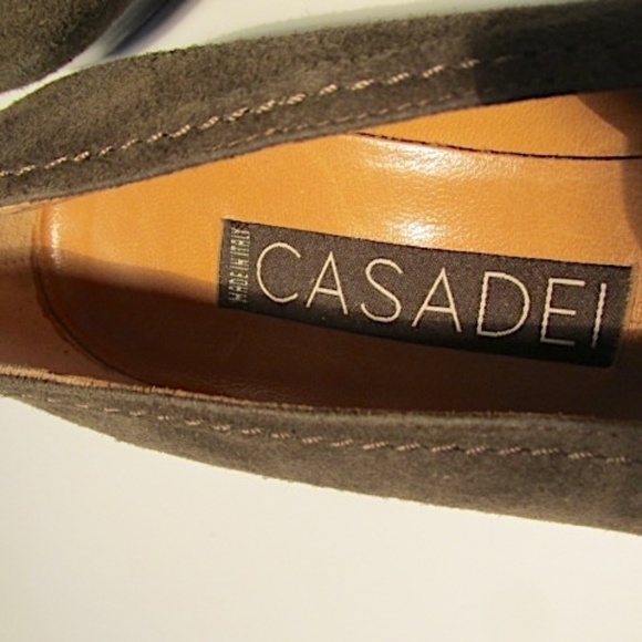 CasaDei Vintage Embellished Loafers, Size 6 - Picture 4 of 8